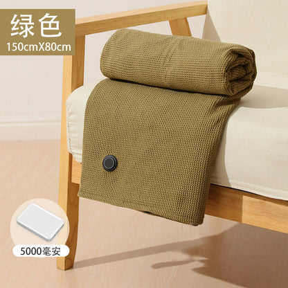USB electric blanket, cape, single-person home heating warmer, nap shawl, blanket, graphene electric blanket