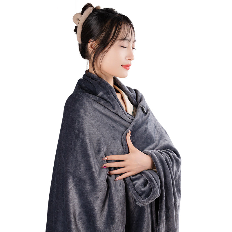 USB electric blanket, cape, single-person home heating warmer, nap shawl, blanket, graphene electric blanket