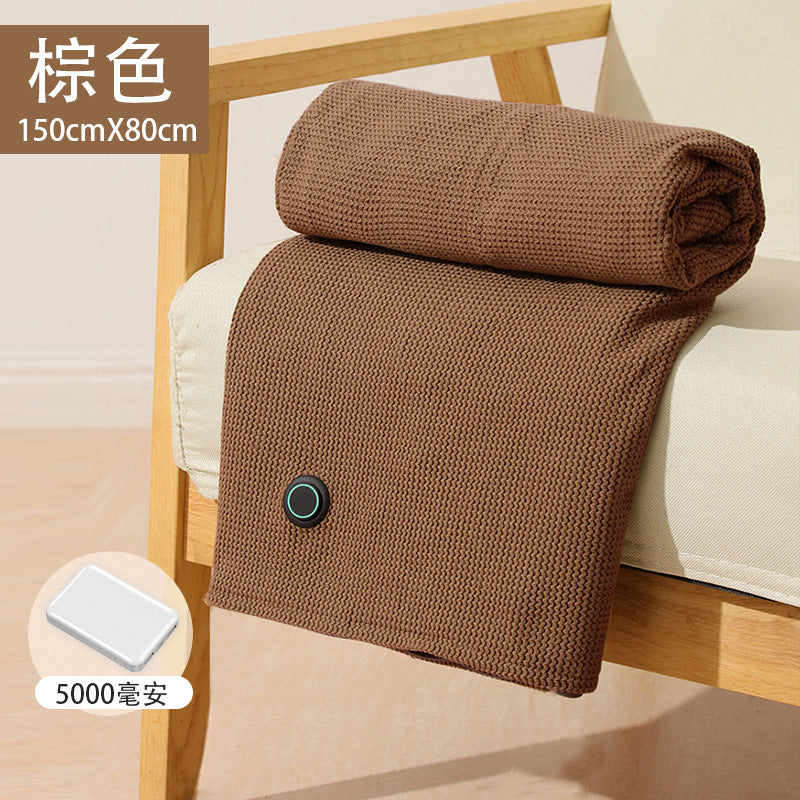 USB electric blanket, cape, single-person home heating warmer, nap shawl, blanket, graphene electric blanket