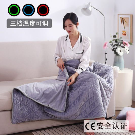 5V low-voltage USB electric blanket, multi-functional shawl/warm blanket, cross-border heating blanket, suitable for office use, can be laid out, covered, or worn.