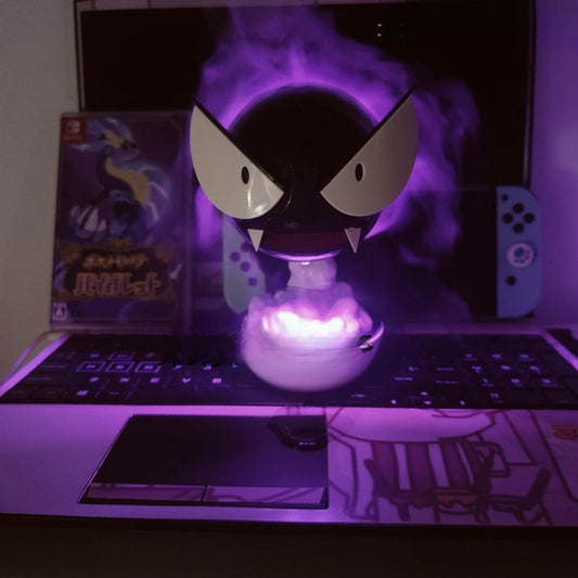2025 New Version Gastly Humidifier Spray Night Light Gaming Room Desk Living Room Luminous Ornament Humidifier Free Shipping